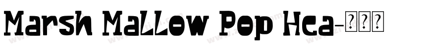Marsh Mallow Pop Hea字体转换